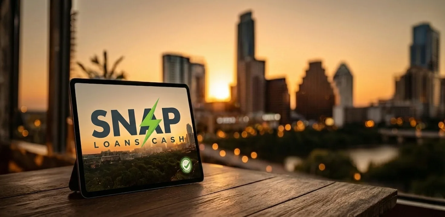  A map of Texas with financial icons representing licensed lenders and consumer protection laws in 2026.